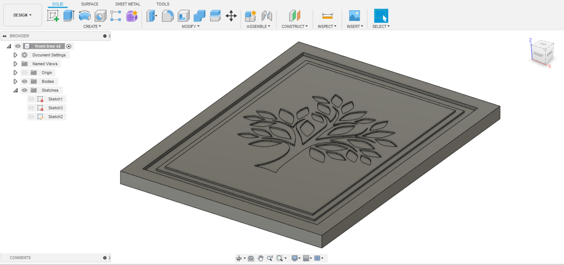 Frezowanie CNC frontów